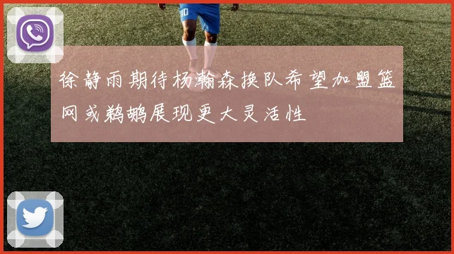 徐静雨期待杨瀚森换队希望加盟篮网或鹈鹕展现更大灵活性